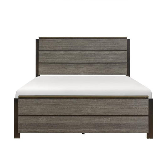 Vestavia Queen Panel Bed in Gray 1936-1