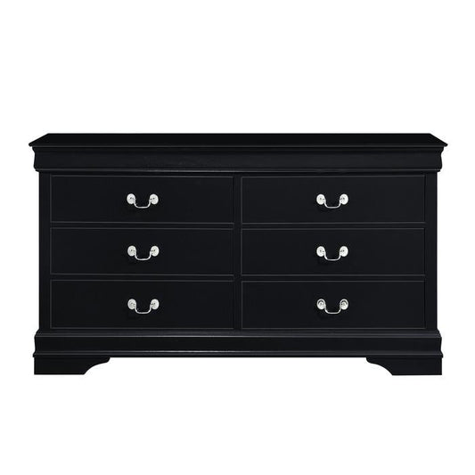 Mayville 6 Drawer Dresser in Black 2147BK-5
