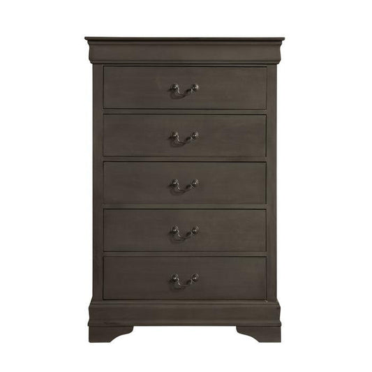 Mayville 5 Drawer Chest in Gray 2147SG-9