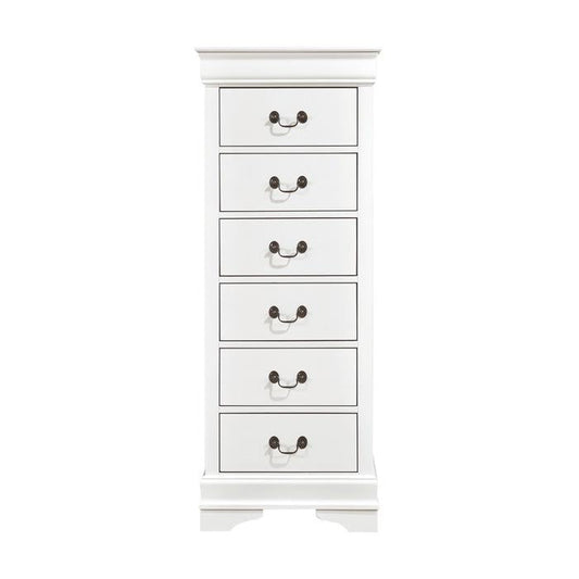 Mayville 6 Drawer Lingerie Chest in White 2147W-12