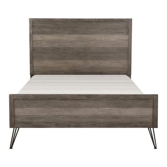 Urbanite Queen Panel Bed in Tri-tone Gray 1604-1*