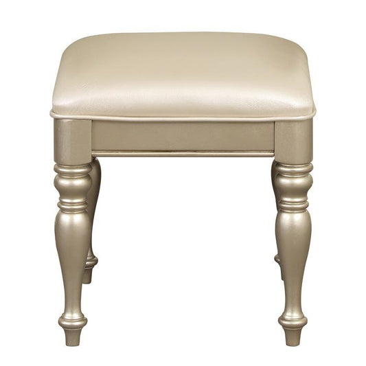 Antoinetta Vanity Stool in Champagne Wood 1919NC-14