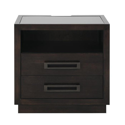 Larchmont Nightstand in Charcoal 5424-4