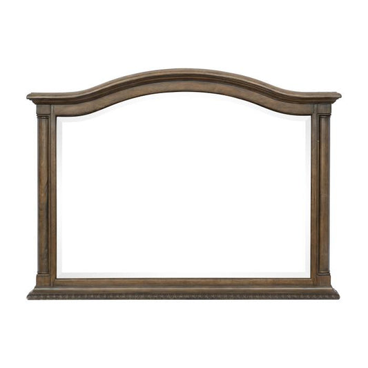 Rachelle Mirror in Weathered Pecan 1693-6