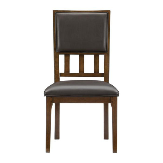 Frazier Park Side Chair in Dark Cherry (Set of 2)