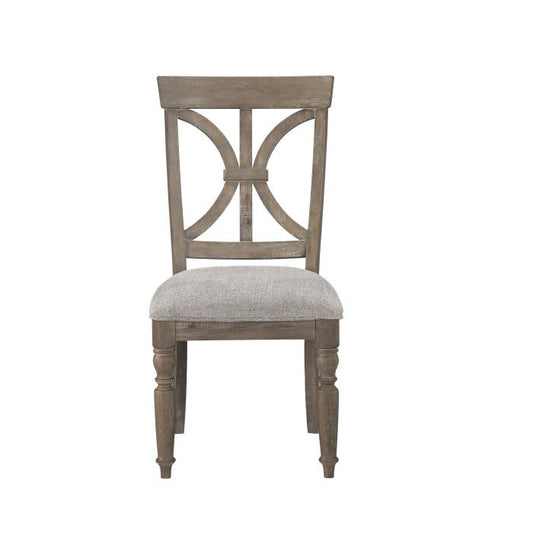 Cardano Side Chair in Light Brown (Set of 2)