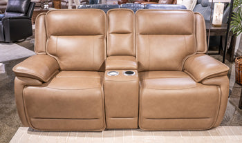 Glencroft Power Reclining Loveseat with Console