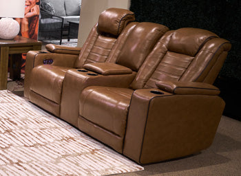 Gruaro Power Reclining Loveseat with Console
