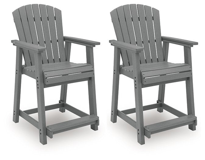 Sanctuary Beach Outdoor Counter Height Bar Stool (Set of 2)