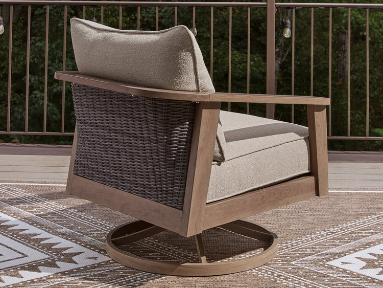 Harmony Headlands Outdoor Swivel Lounge with Cushion