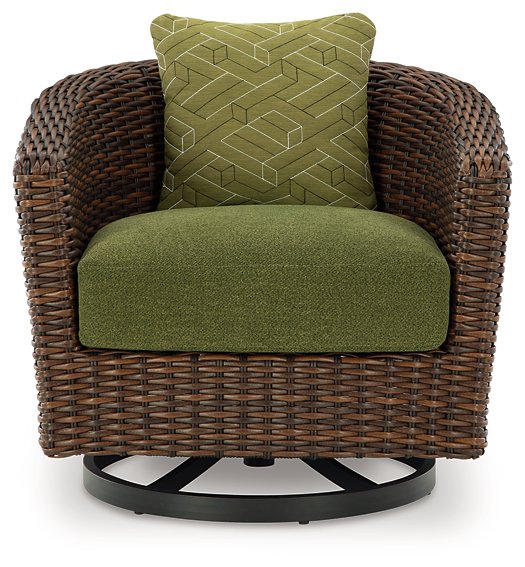 Horizon Hall Outdoor Swivel Lounge Chair with Cushion
