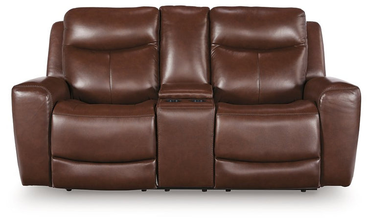Next Move Power Reclining Loveseat with Console